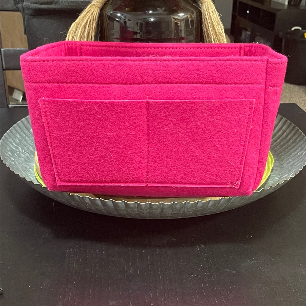 NWOT Pink Felt  Purse Organizer